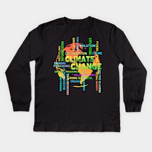 Climate Change Kids Long Sleeve T-Shirt